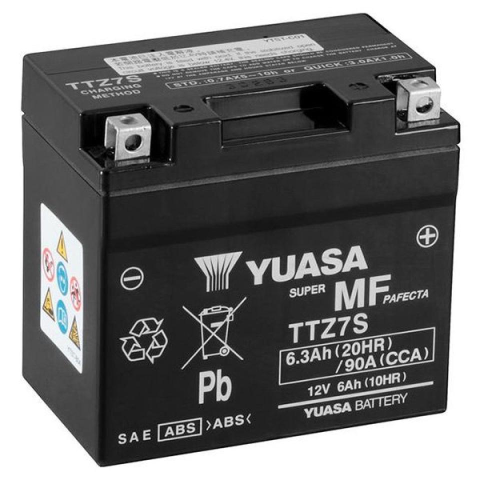 Batterie Yuasa pour Moto Honda 250 Cr-F L 2012 à 2014 YTZ7S-BS / 12V 6Ah Neuf