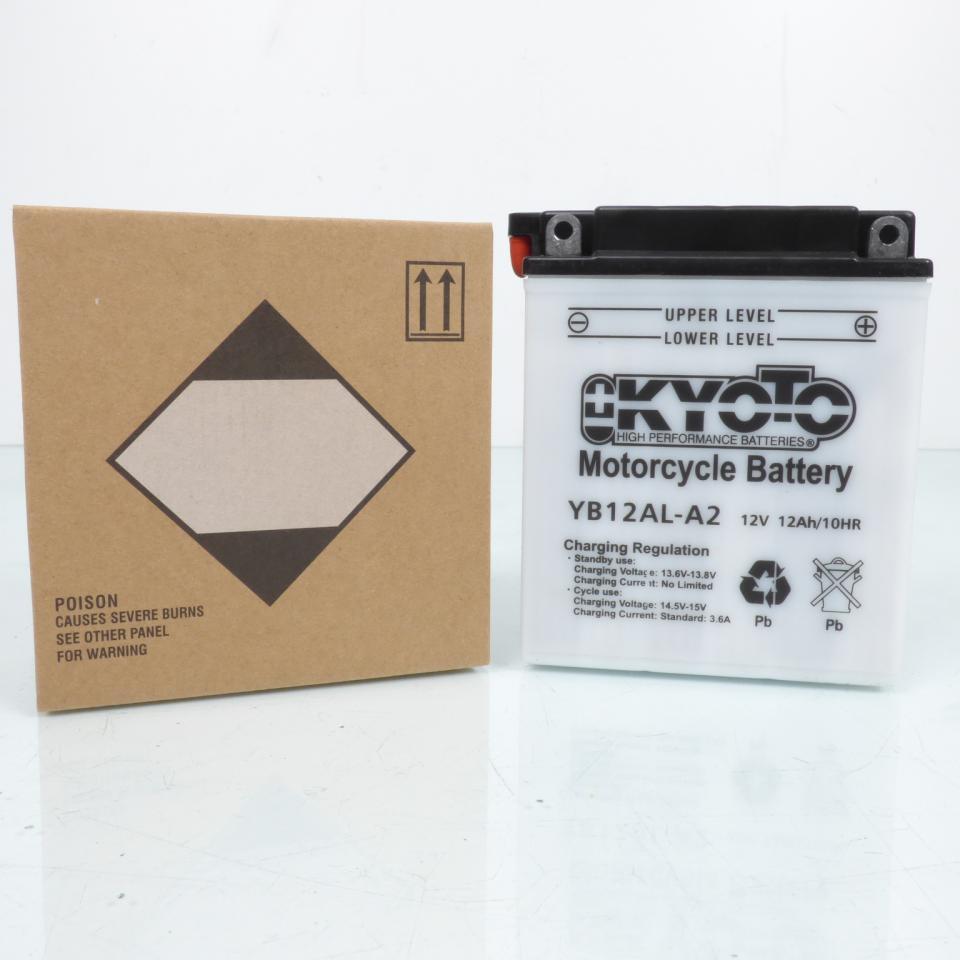 Batterie Kyoto pour Auto Kawasaki 750 ZXR Stinger 1990 YB12AL-A2 / 12V 12Ah Neuf en destockage