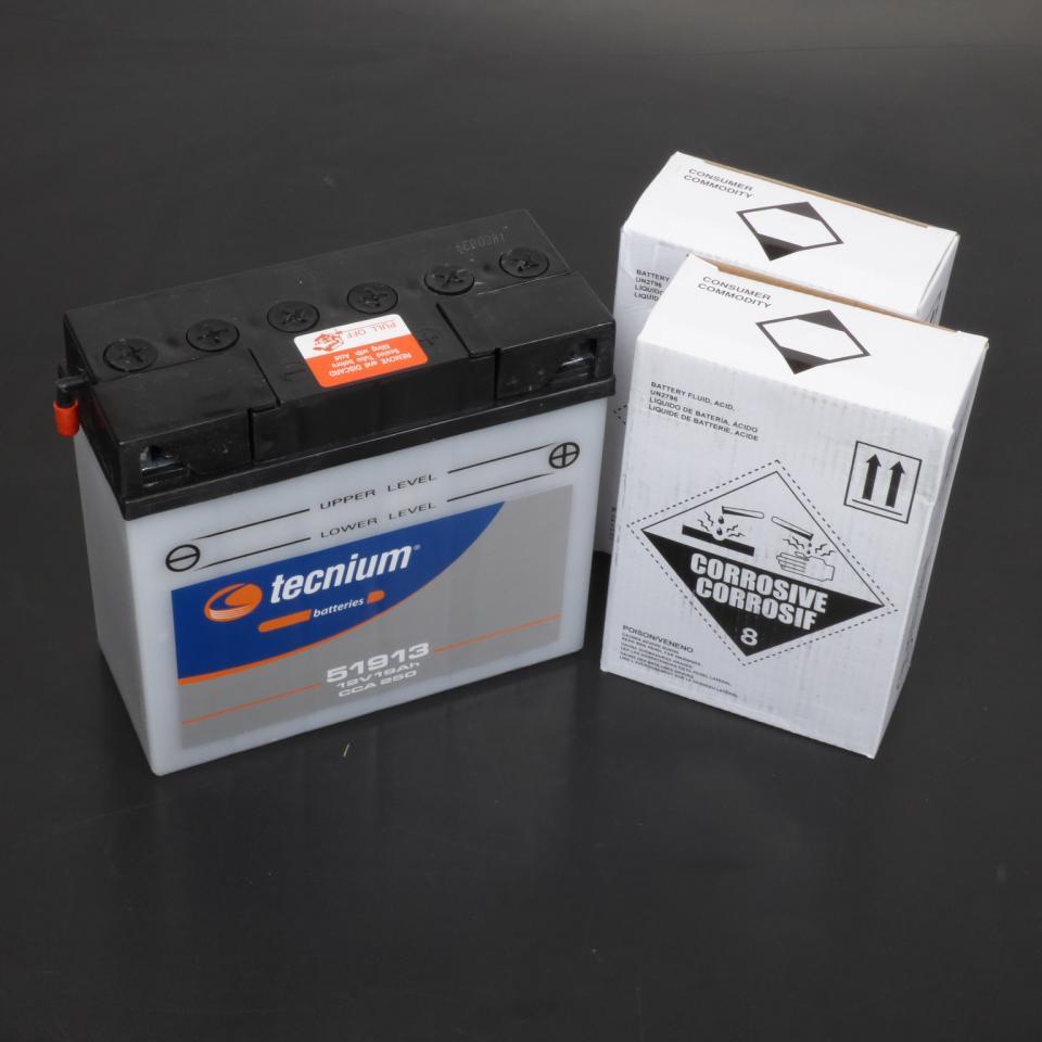 Batterie Tecnium pour Moto BMW 800 R 80 Gs 1981 à 1987 12C16A-3B / 51913 / 12V 18Ah Neuf