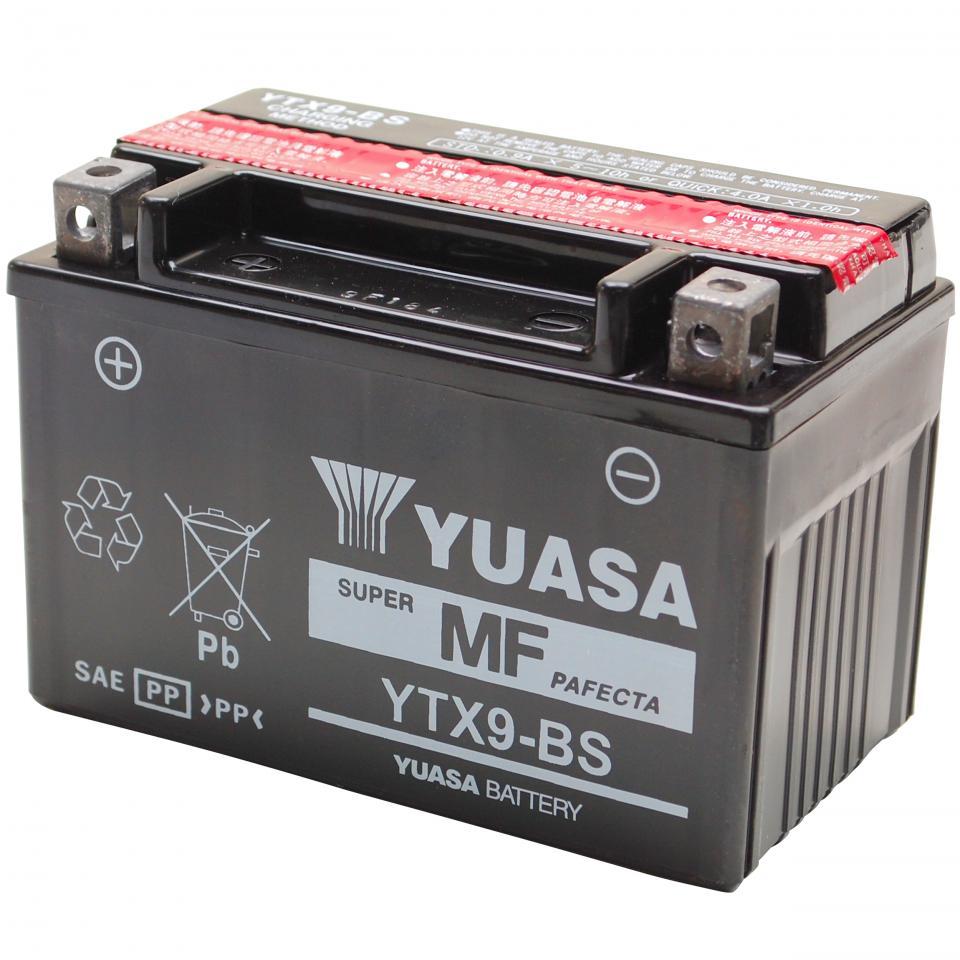Batterie Yuasa pour Scooter Chinois 125 Gy6 4T 2006 à 2020 YTX9-BS / 12V 8Ah Neuf