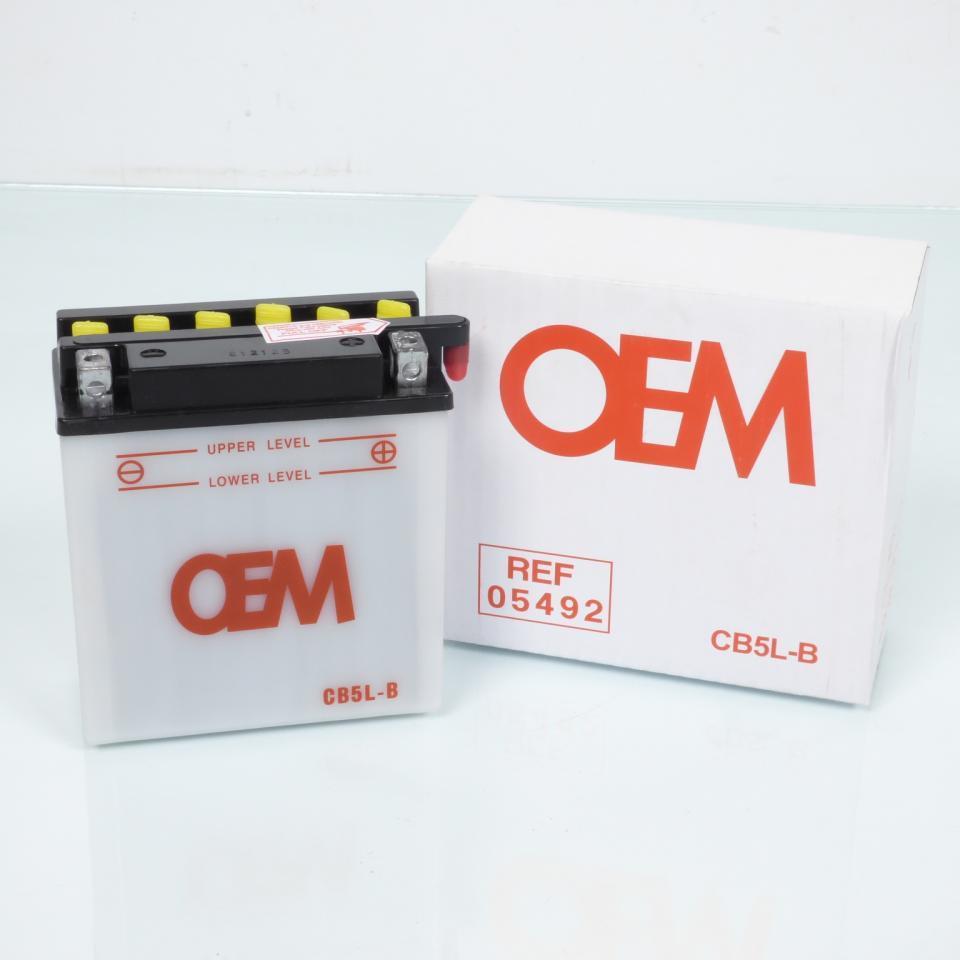 Batterie OEM pour Moto Aprilia 50 Rs Extrema - Showa 1995 à 1998 YB5L-B / 12V 1.6Ah Neuf