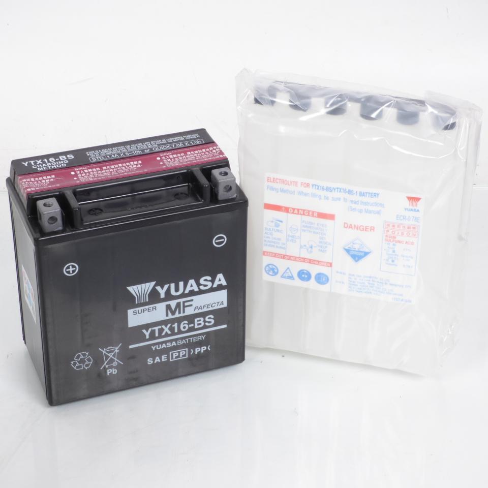 Batterie Yuasa pour Moto Suzuki 600 Vs Gl Intruder 1994 à 1999 Neuf