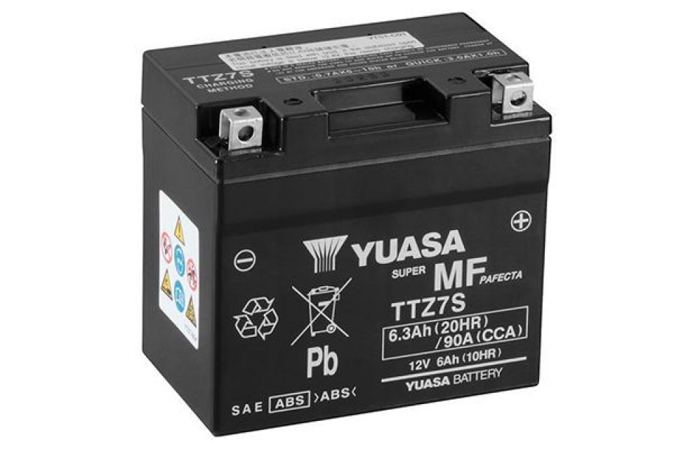 Batterie Yuasa pour Moto Husqvarna 250 TXC 2010 YTZ7S-BS / YTZ7-S / YTZ7-SLA / 12V 6.3Ah Neuf