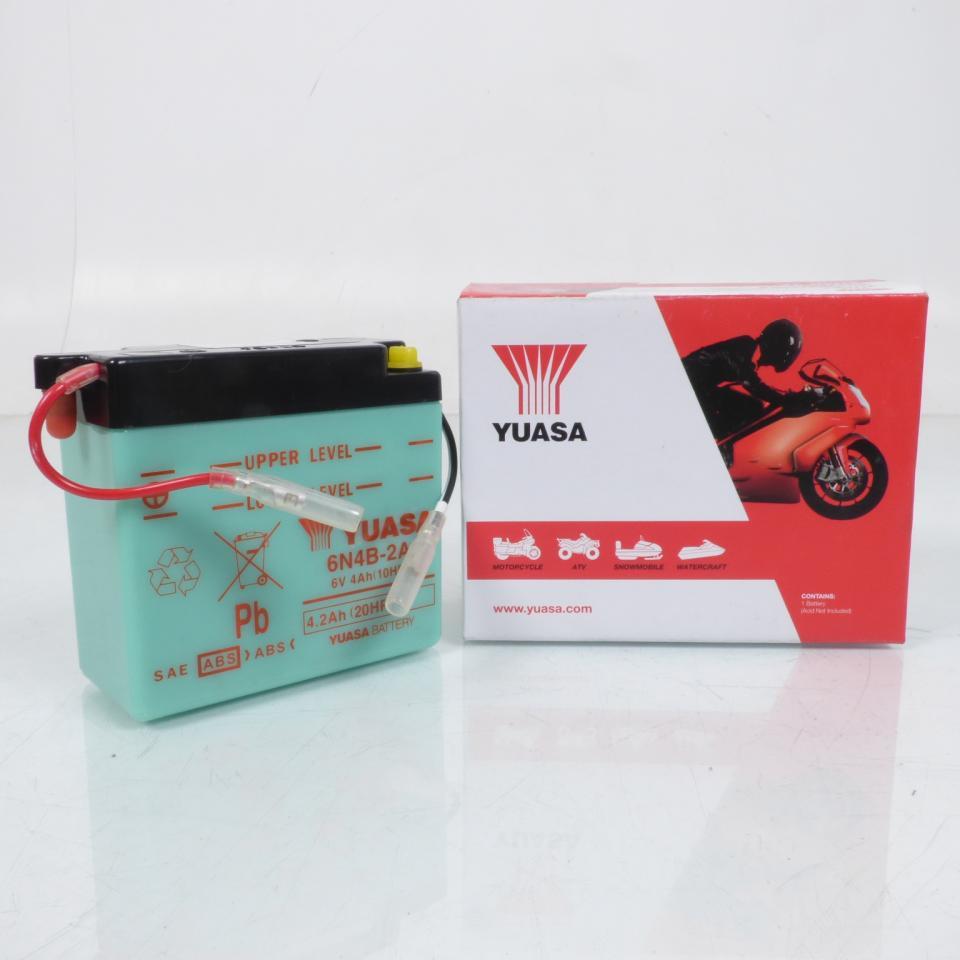 Batterie Yuasa pour Moto Suzuki 50 RV 1973 à 1978 6N4B-2A / 6V 4Ah Neuf