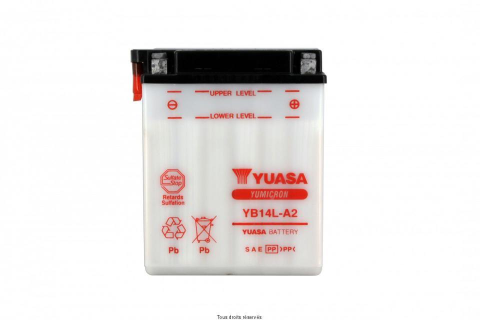 Batterie Yuasa pour Moto Ducati 900 SS Supersport 1982 à 1988 YB14L-A2 / 12V 14Ah Neuf