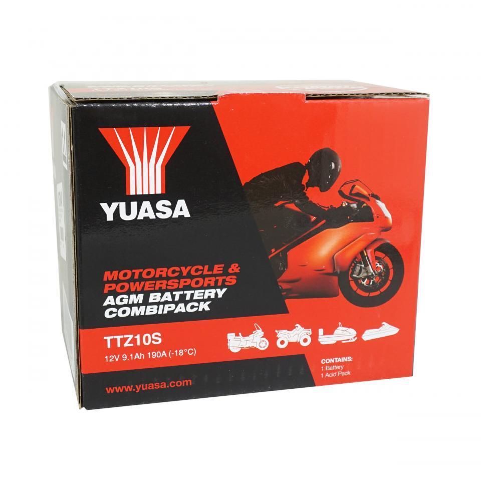 Batterie Yuasa pour Moto KTM 690 Supermoto 2007 à 2009 YTZ10-S / YTZ10S / 12V 8Ah Neuf