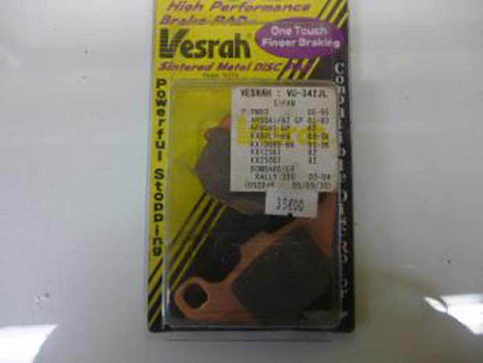 Plaquette de frein Vesrah pour Moto Derbi 50 Senda R X-Treme 2011 AR Neuf