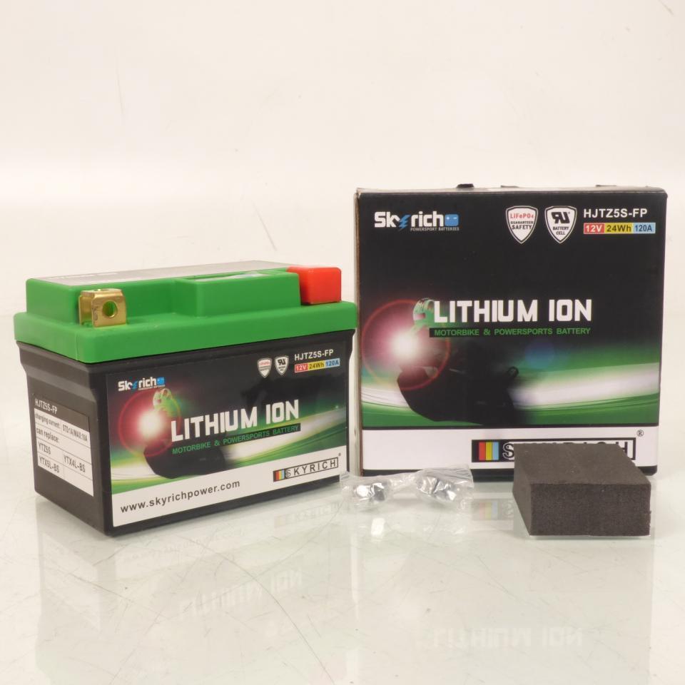 Batterie Lithium Skyrich pour Quad Barossa 50 Python 2003 à 2004 YTZ5S-BS / 12,8V 1,6Ah Neuf