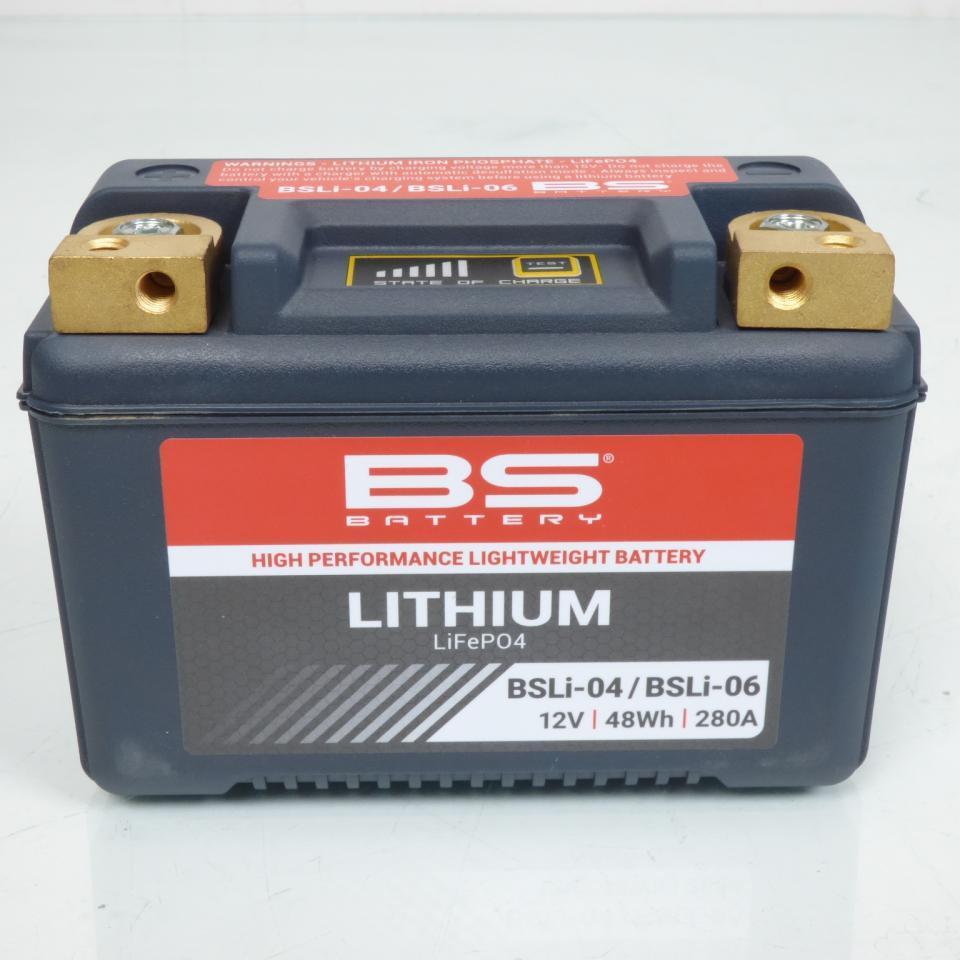 Batterie Lithium BS Battery pour pour Moto KTM 640 LC4 SM KICK 2003 à 2006 BSLi-04/BSLi06 / HJTZ10S-FP Neuf