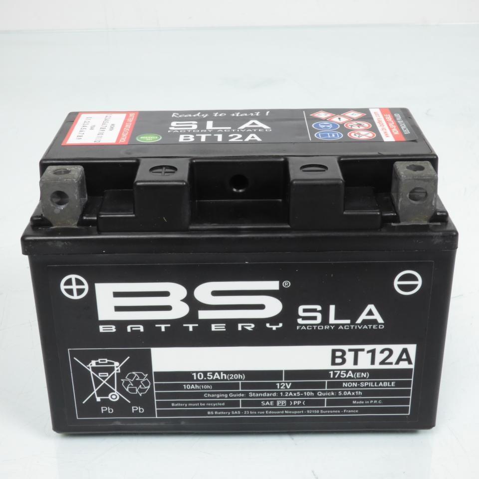 Batterie SLA BS Battery pour Moto Aprilia 1000 Rsv4 R Aprc 2011 à 2012 YT12A-BS / 12V 10Ah Neuf