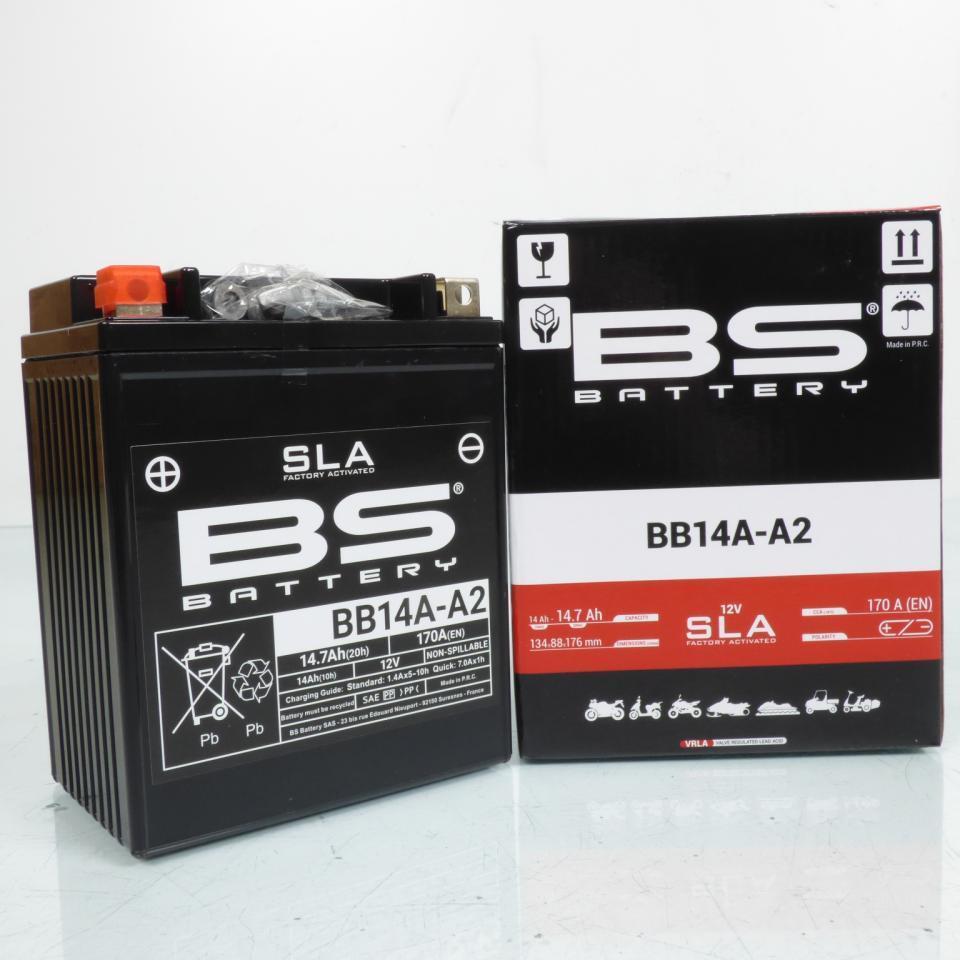 Batterie SLA BS Battery pour Quad Hytrack 310 Hy 4X4 2010 à 2012 YB14A-A2 / 12V 14Ah Neuf