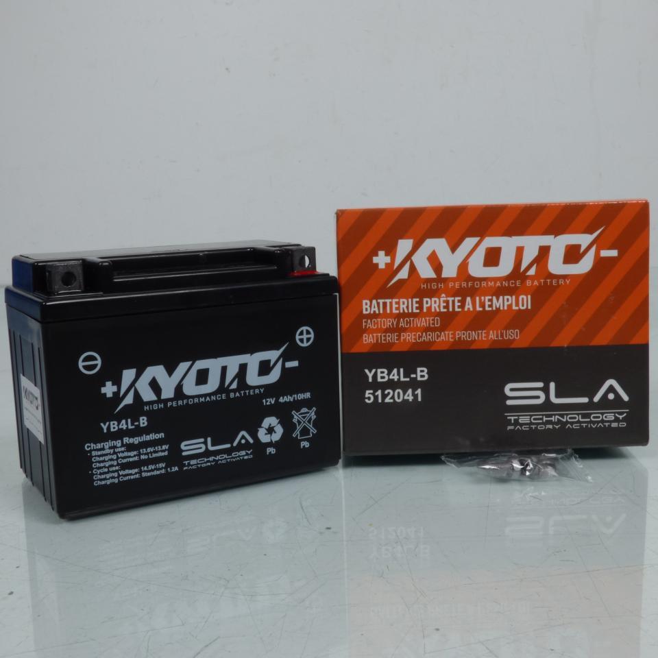 Batterie SLA Kyoto pour Scooter Peugeot 50 Looxor 2001 à 2003 YB4L-B SLA / 12V 4Ah Neuf