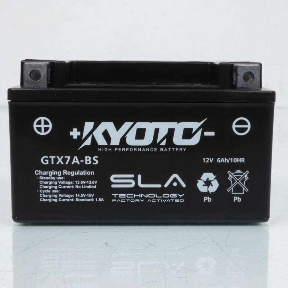 Batterie SLA Kyoto pour Scooter Kymco 50 People S 4T 2006 à 2013 YTX7A-BS SLA / 12V 6Ah Neuf