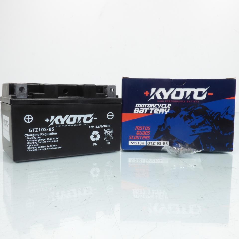 Batterie Kyoto pour Moto Yamaha 1000 Yzf R1 Sp 2010 GTZ10S-BS SLA / 12V 8.6Ah Neuf