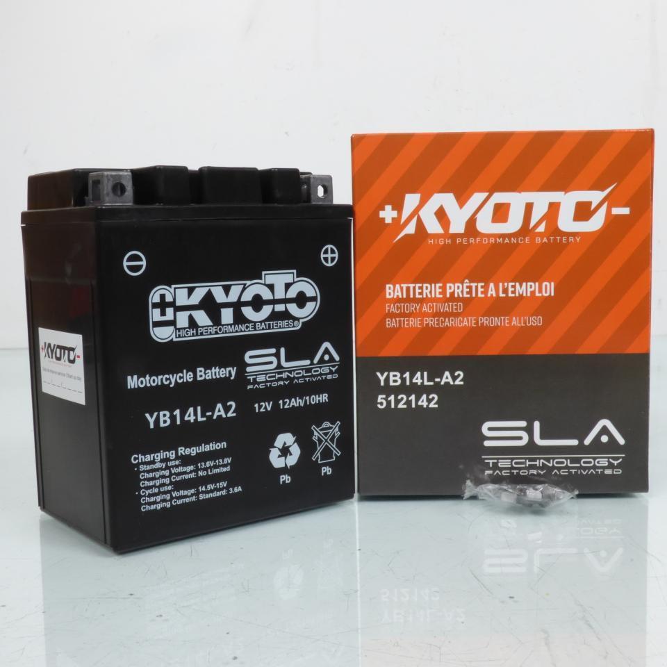 Batterie SLA Kyoto pour Moto Honda 750 Cb F2 1978 YB14L-A2 SLA / 12V 14Ah Neuf