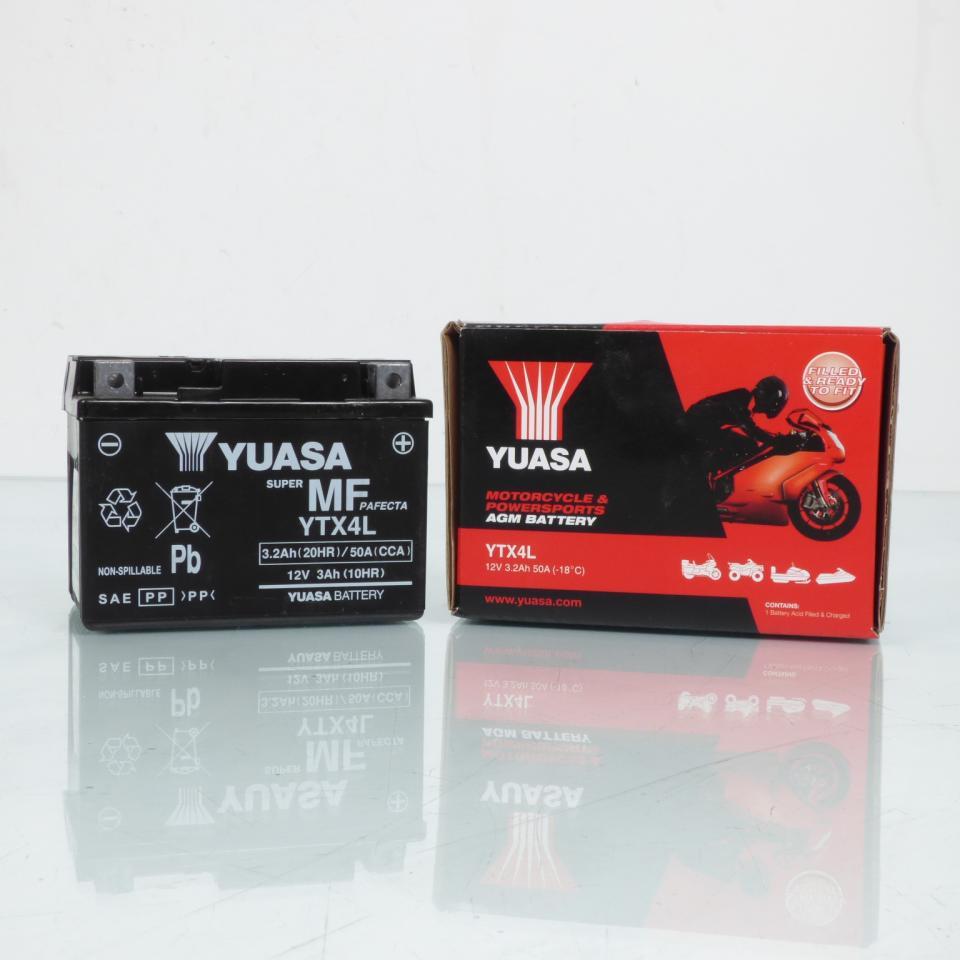 Batterie SLA Yuasa pour Quad Aeon 50 Cobra 2001 à 2004 YTX4L-BS Neuf