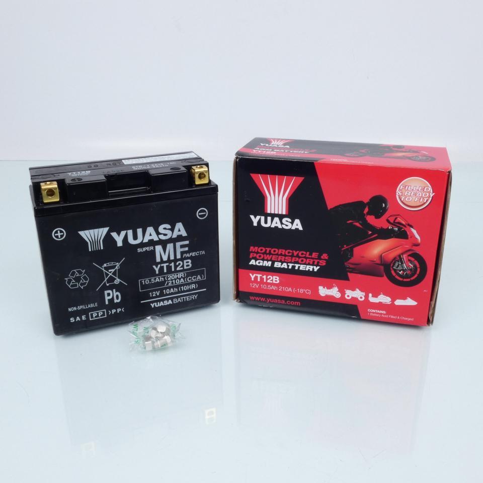 Batterie SLA Yuasa YT12B-BS YT12B 12V 10.5Ah AGM VRLA pour moto scooter Neuf