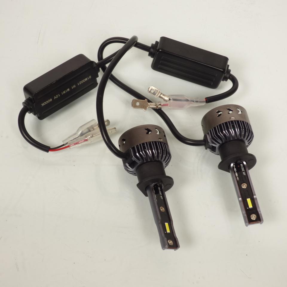 Kit de 2 ampoules à LED H1 12V P14,5s Flosser pour auto 91M3021 H1 Mini LED SET