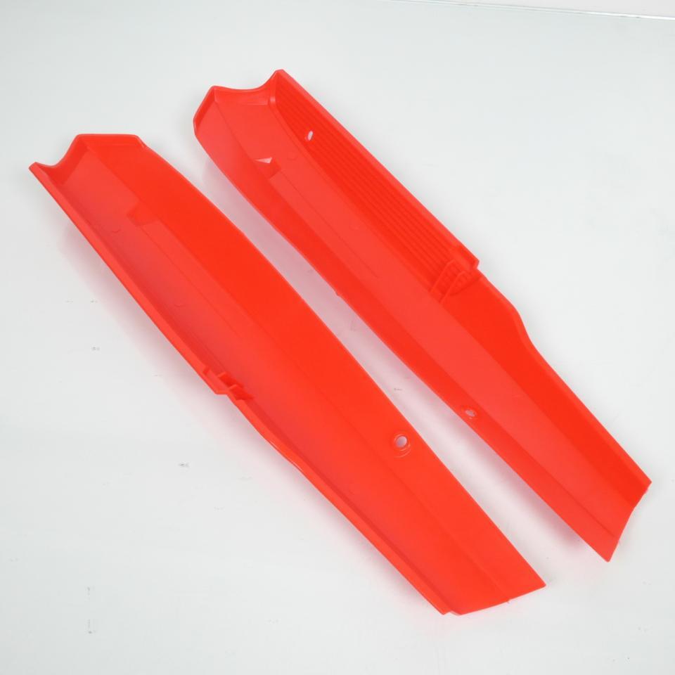 Paire de caches latéraux rouge pour mobylette Peugeot 103 Neuf carter plastique