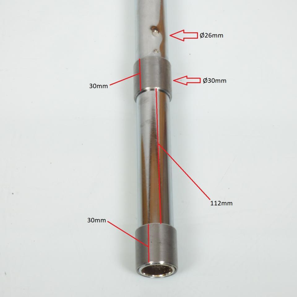 Un tube de fourche Ø26mm pour mobylette Peugeot 103 SP longueur 530mm
