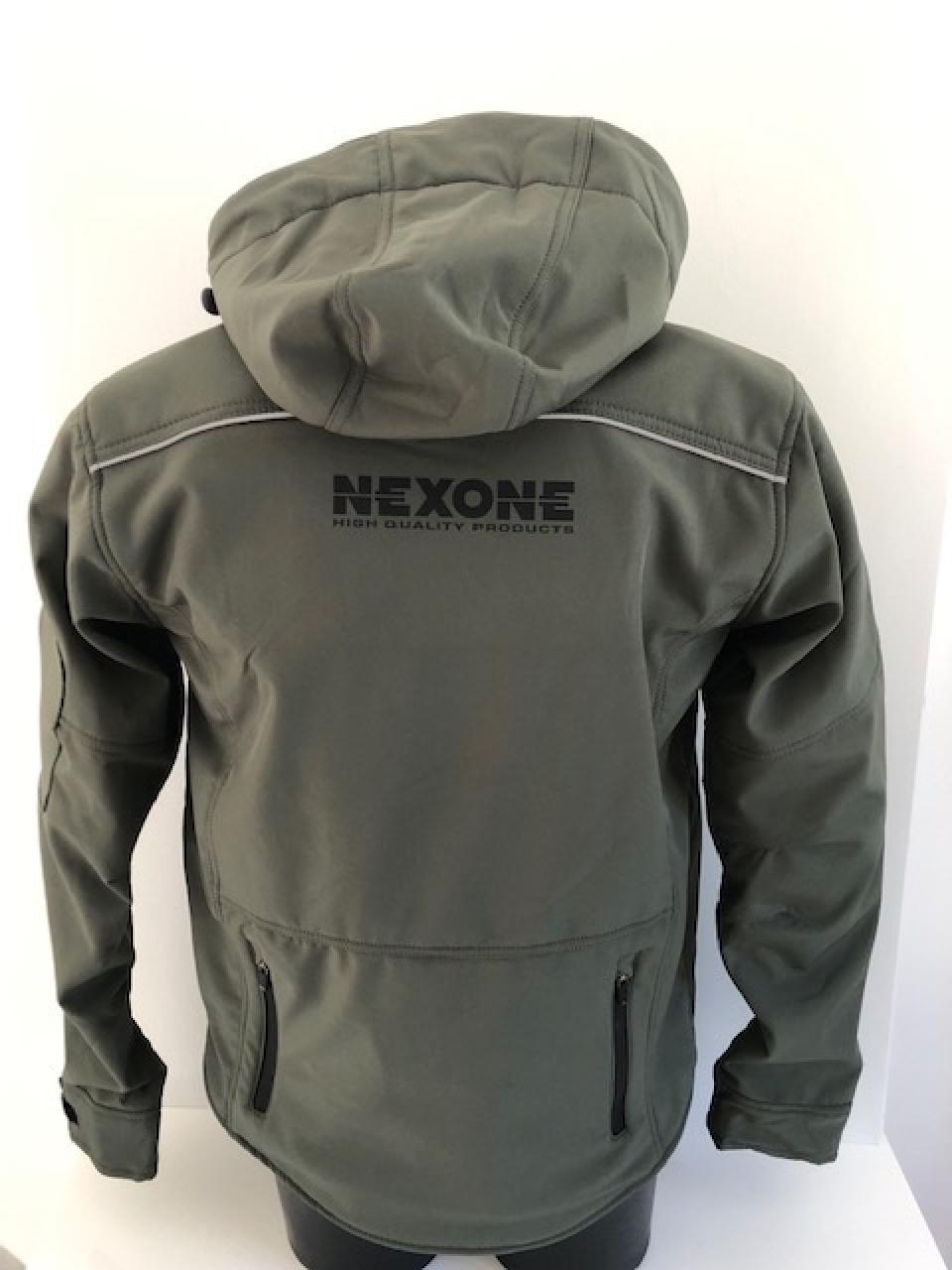 Blouson veste pour moto Homme Nexone Soft-Shell kaki soft Shell Taille S homologué CE