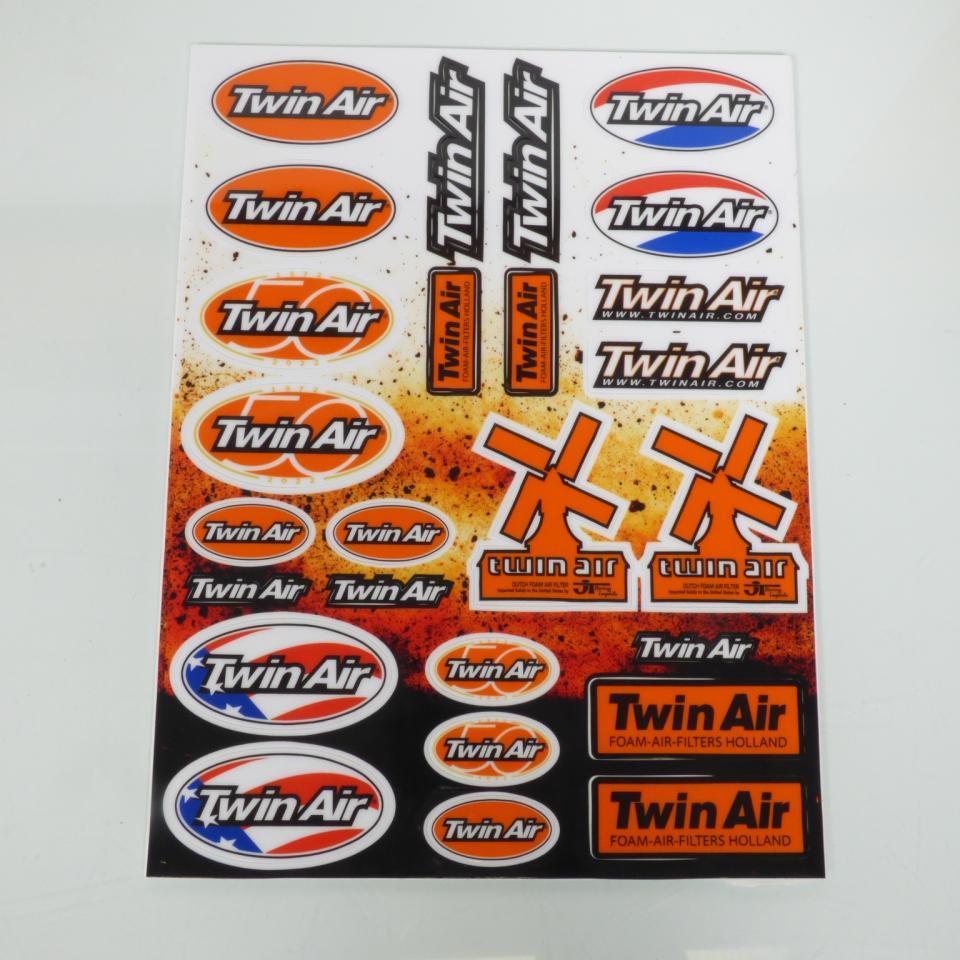 Planche de 26 stickers autocollants Twin Air 2014 ovale pour moto 177766 Neuf