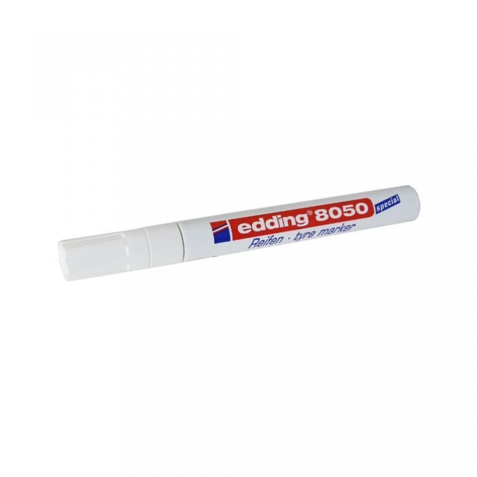 Crayon marqueur permanent blanc Edding 8050 pour pneu auto moto tuning Neuf
