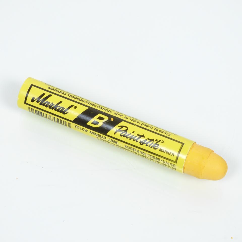 Crayon marqueur pneumatique Markal pour pneu Auto moto scooter jaune / x1 Neuf