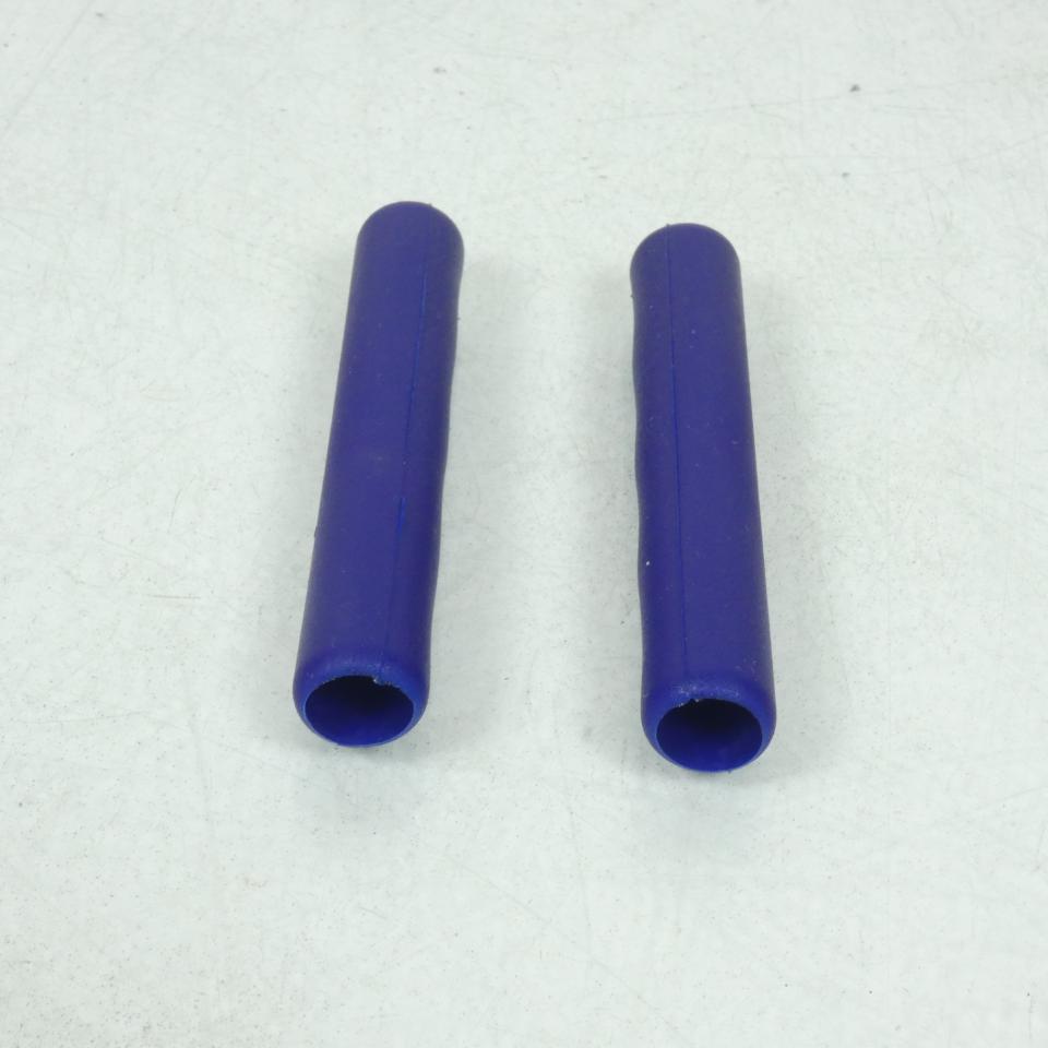 Paire de couvre levier bleu adaptable 93mm pour moto scooter deux roues Neuf