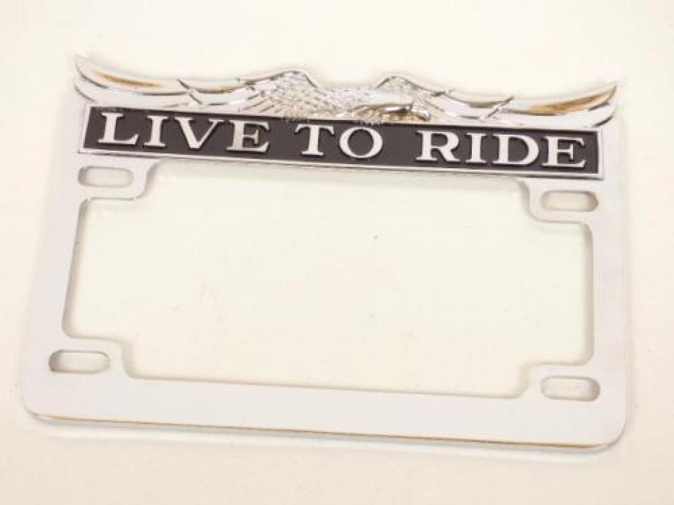 Tuning Live To Ride deux roues Entourage de plaque Neuf