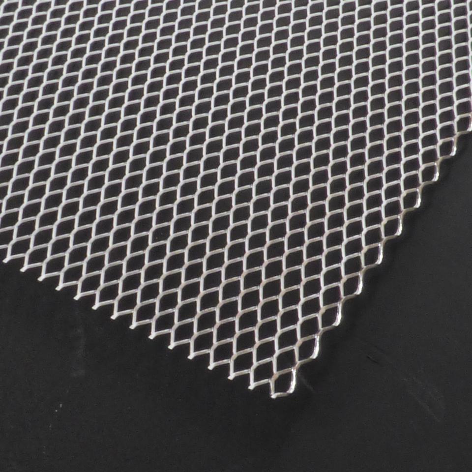 Grille de décoration argent anodisé One 300x300x1.5mm pour moto scooter quad Neuf