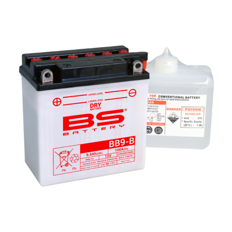 Batterie BS Battery pour Moto Husaberg 501 Enduro 1989 à 1995 Neuf