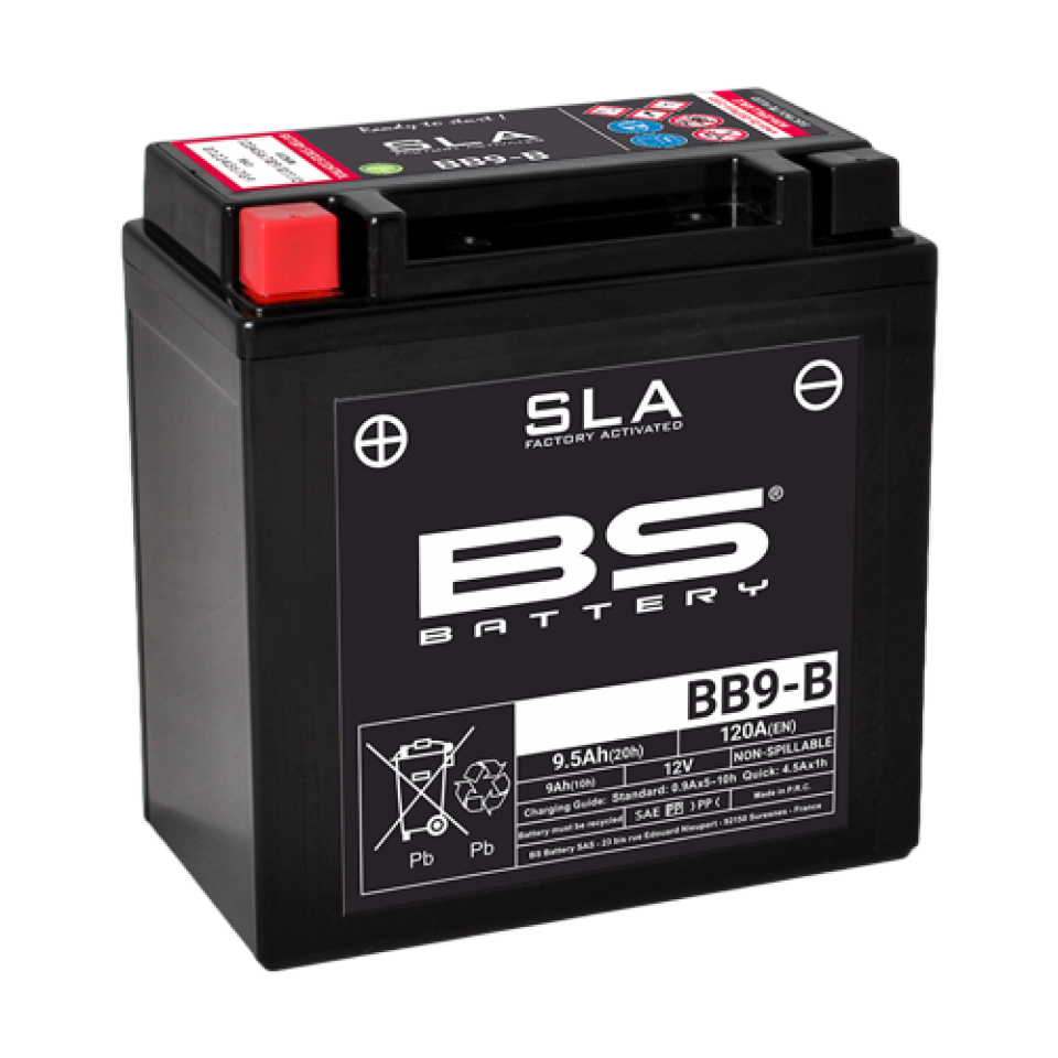 Batterie BS Battery pour Moto Husaberg 501 Enduro 1989 à 1995 Neuf