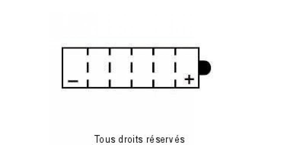 Batterie BS Battery pour Auto Yamaha 125 Après 2001 YB7L-B / 12V 8Ah Neuf