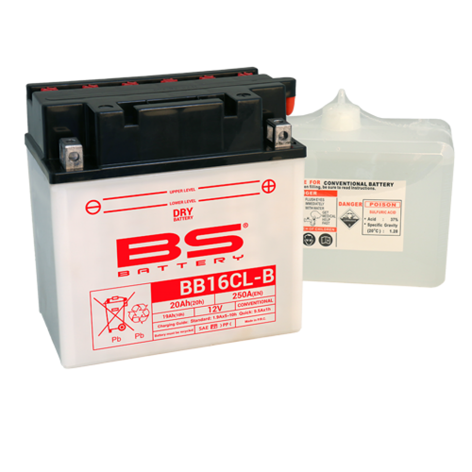 Batterie BS Battery pour Quad CAN-AM 500 Quest 2002 à 2004 YB16CL-B Neuf
