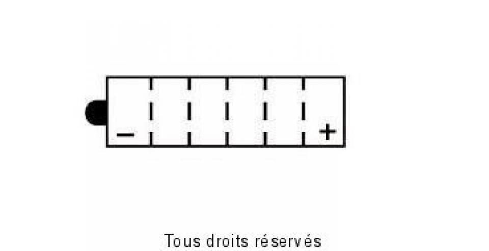 Batterie BS Battery pour Moto Harley Davidson 1340 FLTH Tour Glide 1984 à 1993 Neuf