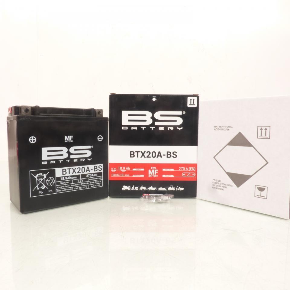 Batterie BS Battery pour Quad Suzuki 700 Lt-A X Kingpour Quad 2005-2008 YTX20A-BS / 12V 18Ah Neuf