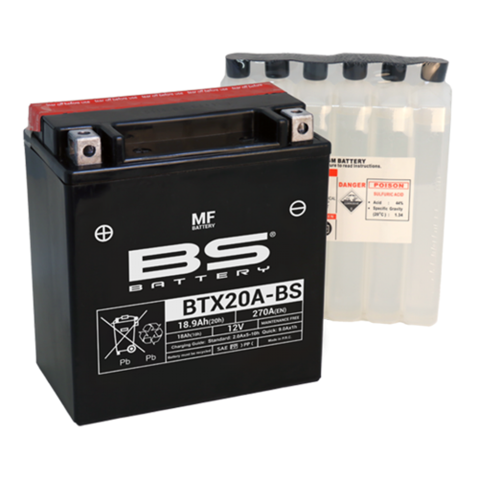 Batterie BS Battery pour Moto Moto Guzzi 1400 California Touring Abs 2013 à 2016 Neuf