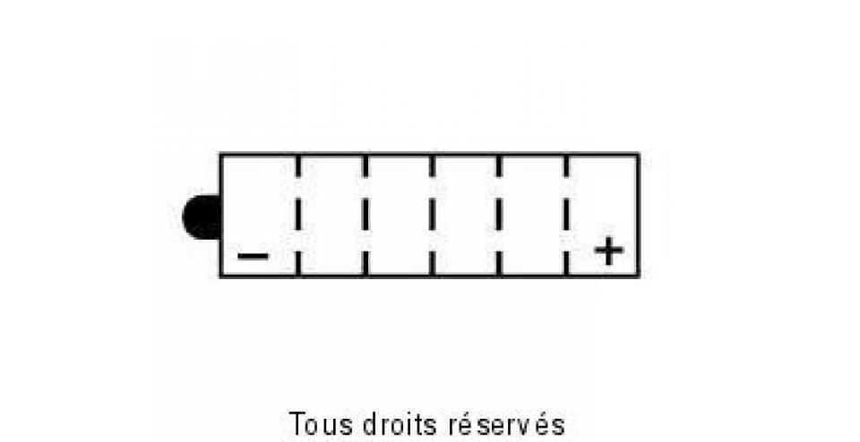 Batterie BS Battery pour Moto Yamaha 250 Xvs Drag Star 2001 à 2002 YB10L-A2 / 12V 11Ah Neuf