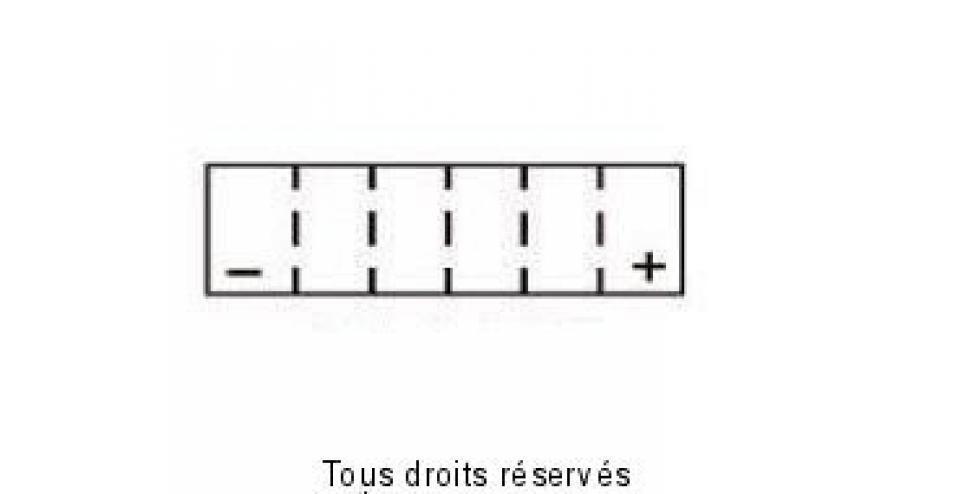 Batterie BS Battery pour Moto Harley Davidson 1584 Fxs Softail Blackline 2011 à 2013 YTX20HL-BS / 12V 18Ah Neuf