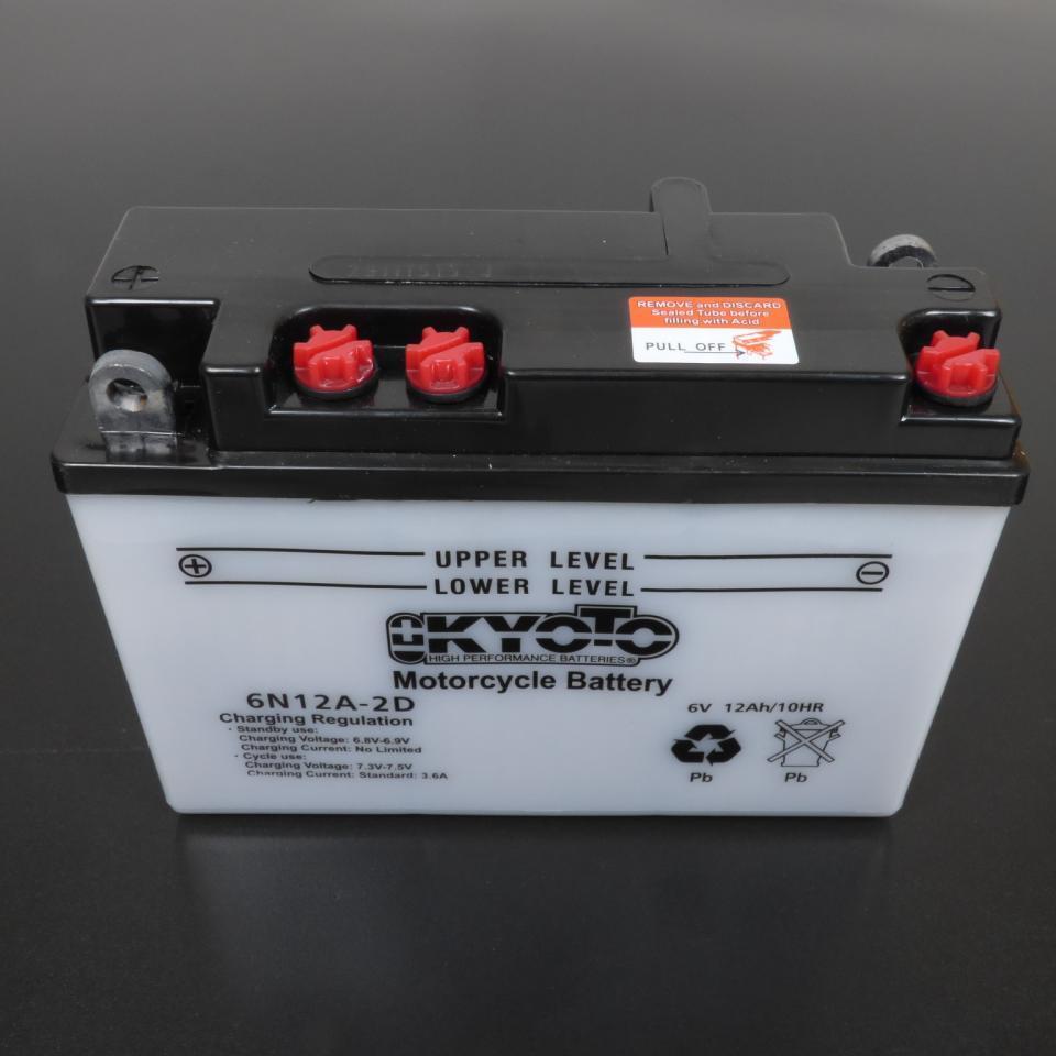 Batterie BS Battery pour Moto Honda 125 CMT 1978 à 1981 7N12A-2D / 6V 12Ah Neuf