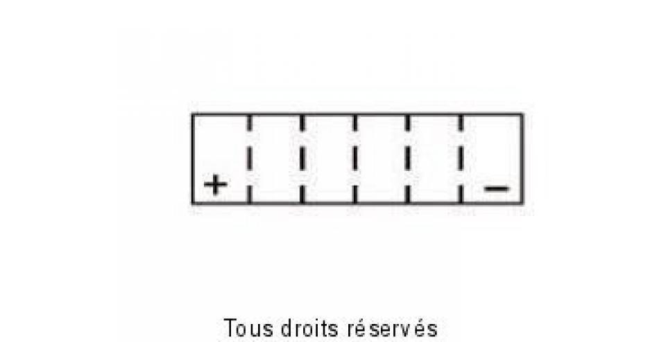 Batterie OEM pour Moto Suzuki 600 Vs Gl Intruder 1994 à 1999 Neuf