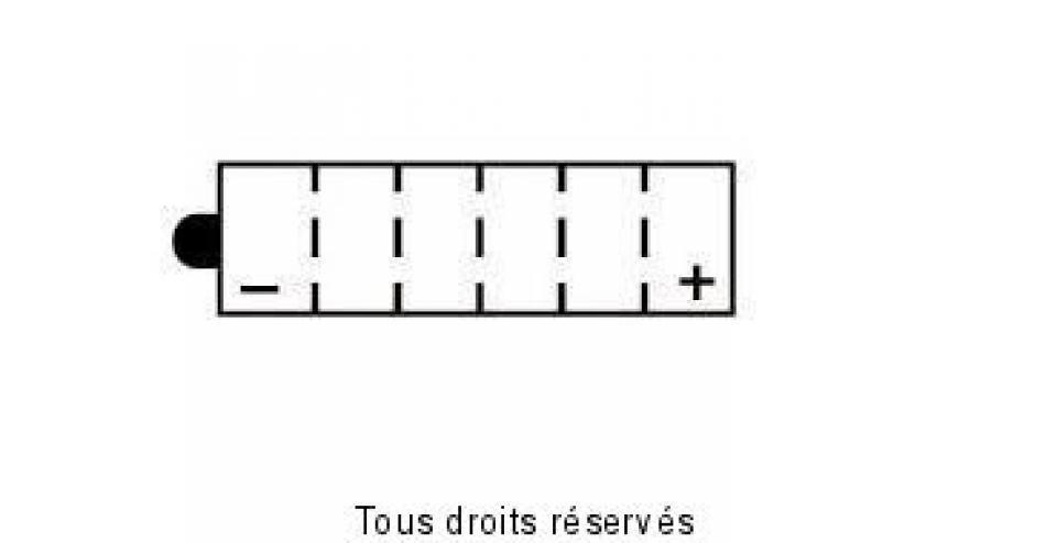 Batterie OEM pour Moto Moto Guzzi 850 Tous Modeles 1975 à 1988 Y60-N24L-A / 12V 28Ah Neuf