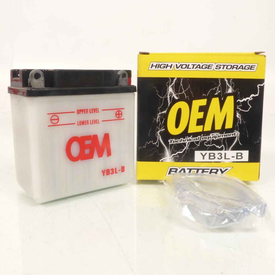 Batterie OEM pour Moto Yamaha 125 Dt Lc 1984 YB3L-B / 12V 3Ah Neuf