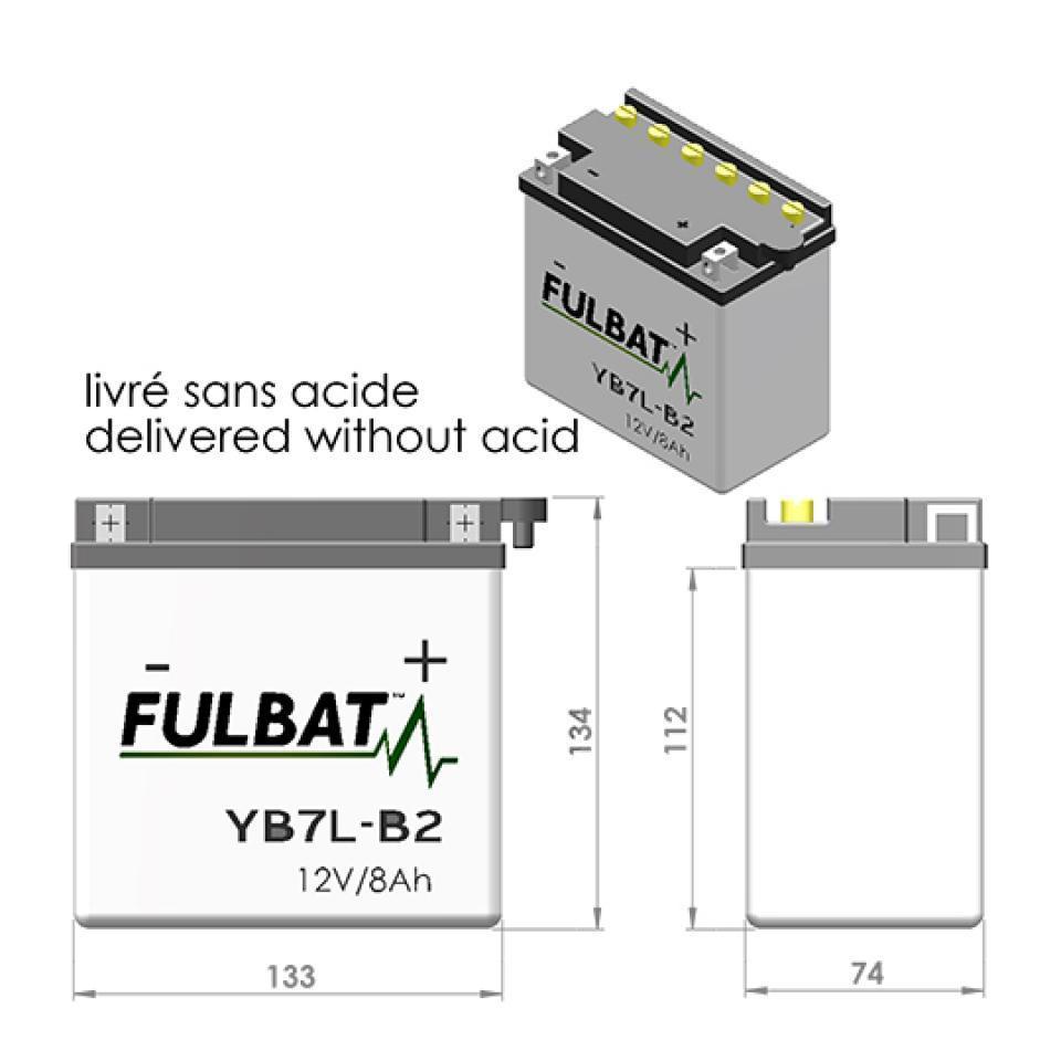 Batterie Fulbat pour Scooter MBK 125 Thunder 2001 à 2003 Neuf