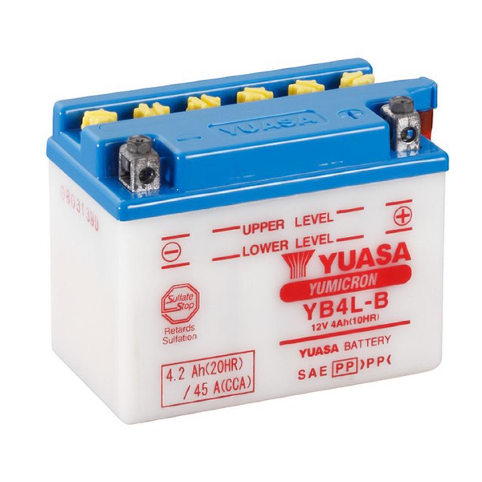 Batterie Yuasa pour Scooter Italjet 50 Bazouka Ii 1993 à 1996 YB4L-B / 12V 4Ah Neuf