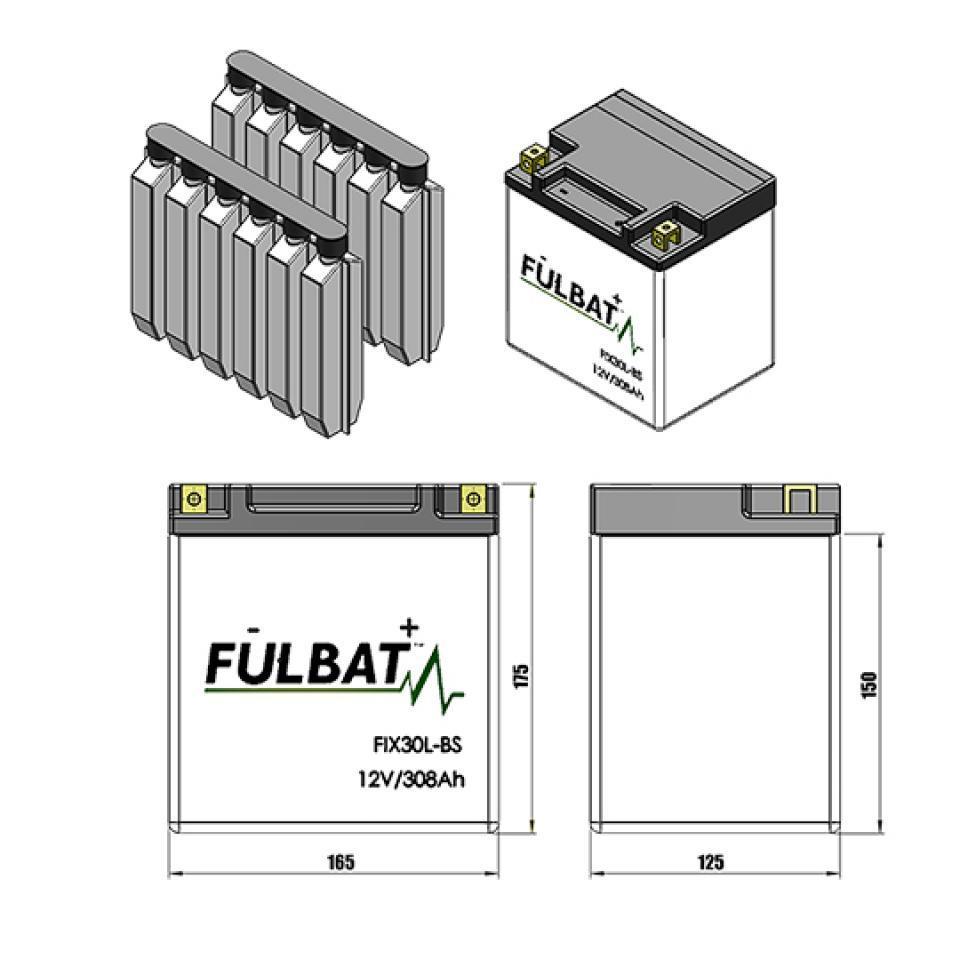 Batterie Fulbat pour Auto Neuf