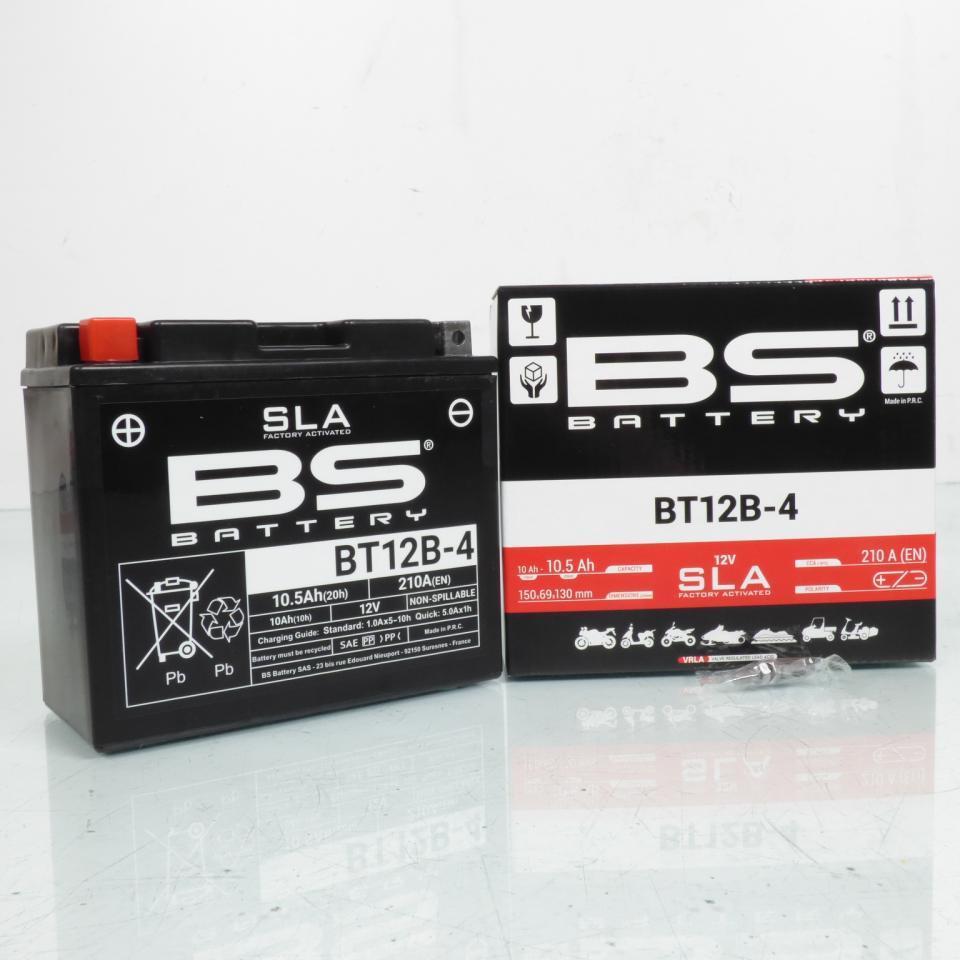 Batterie BS Battery pour Moto Yamaha 600 YZF R6 1999 à 2000 YT12B-4 Neuf
