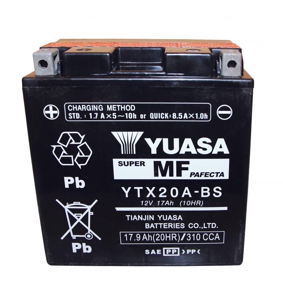 Batterie Yuasa pour Quad Suzuki 750 Lt-A X Kingquad - 4X4 2008 à 2020 YTX20A-BS / 12V 17.3Ah Neuf