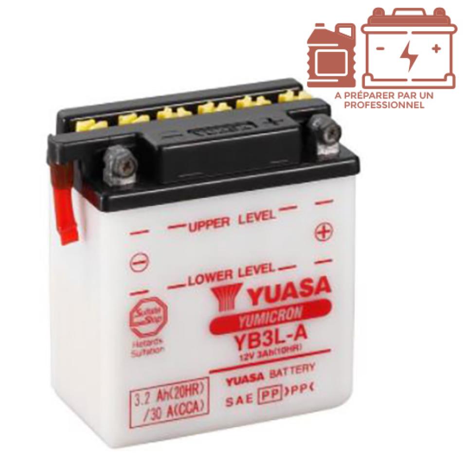 Batterie Yuasa pour Moto Honda 125 NSR 1994 à 2003 YB3L-A / 12V 3Ah Neuf